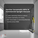Karcher Versamatic HEPA 14 Upright Vacuum Cleaner
