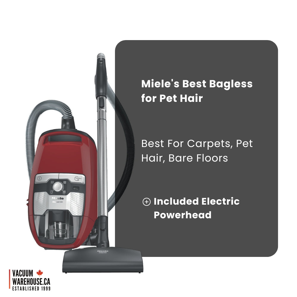 Miele Bagless CX1 Blizzard Cat and Dog Powerline Vacuum Cleaner