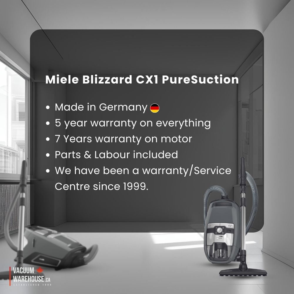 Miele Bagless CX1 Blizzard PureSuction Powerline Vacuum Cleaner