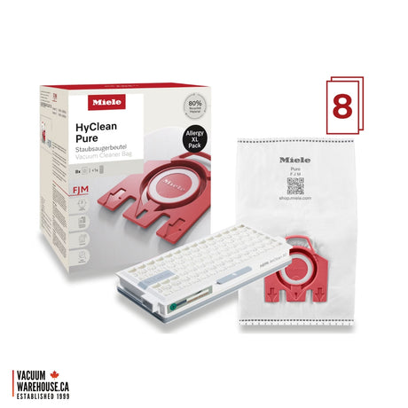 Miele HyClean Air XL ALLERGY 8 pack with HEPA FJM + HA50
