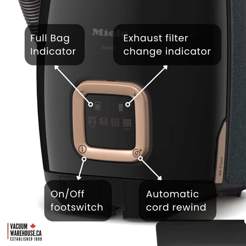 Miele Guard L1 AllFloor Vacuum Cleaner- Obsidian Black