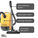 Miele Guard S1 Vacuum Cleaner - Sunset Yellow