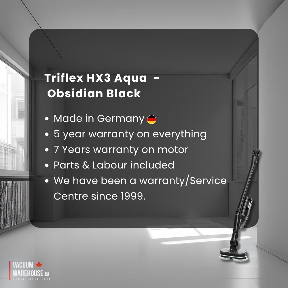Miele Triflex HX3 Aqua Cordless stick vacuum cleaners - Obsidian Black