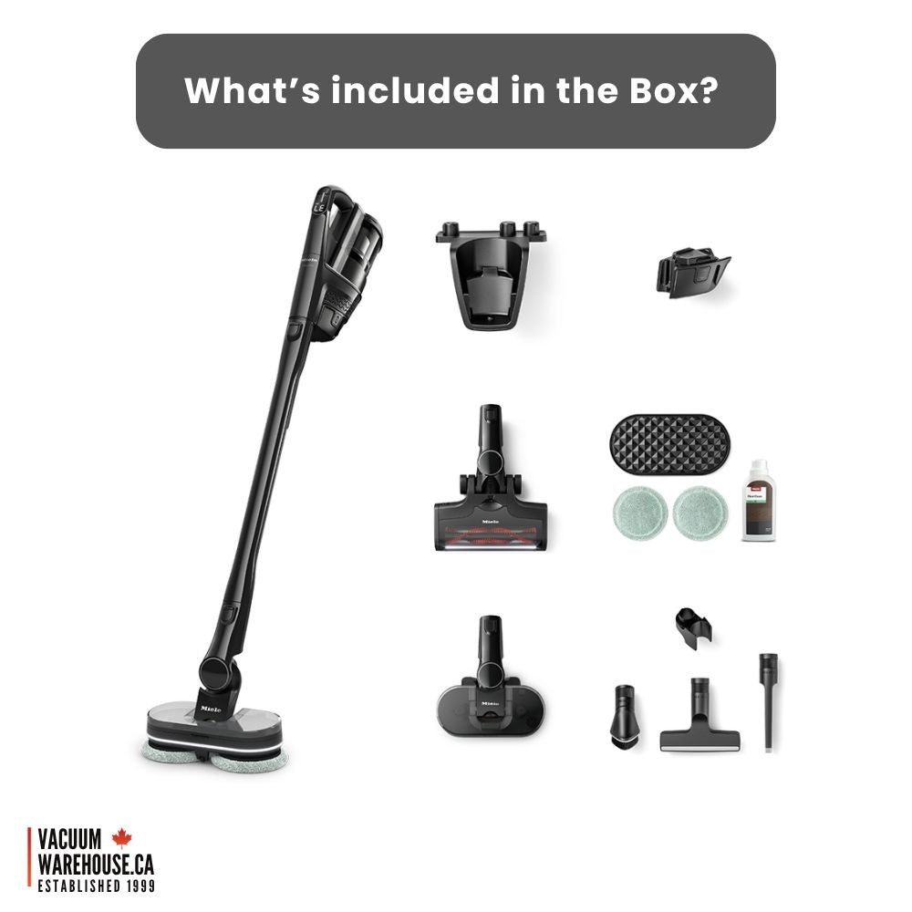Miele Triflex HX3 Aqua Cordless stick vacuum cleaners - Obsidian Black