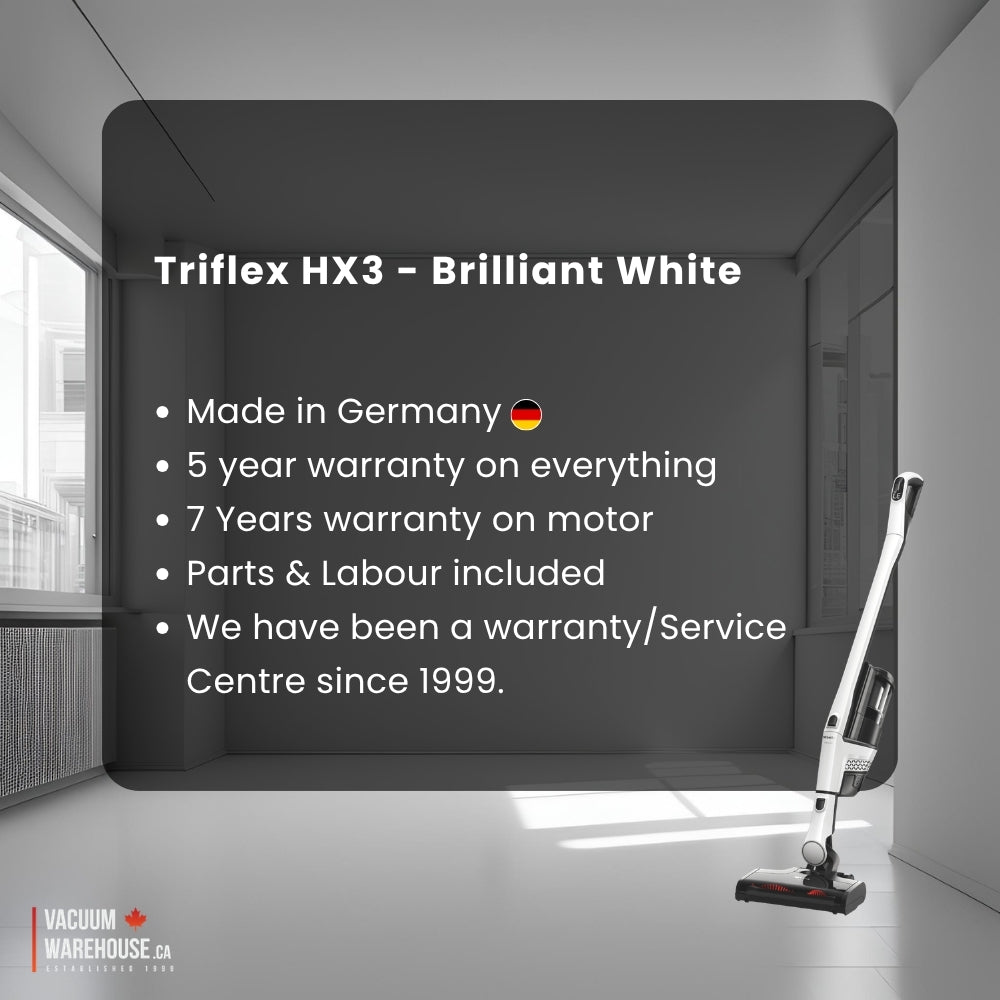 Miele Triflex HX3 Cordless stick vacuum cleaners - Brilliant White