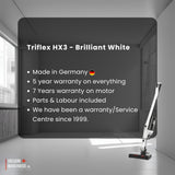 Miele Triflex HX3 Cordless stick vacuum cleaners - Brilliant White