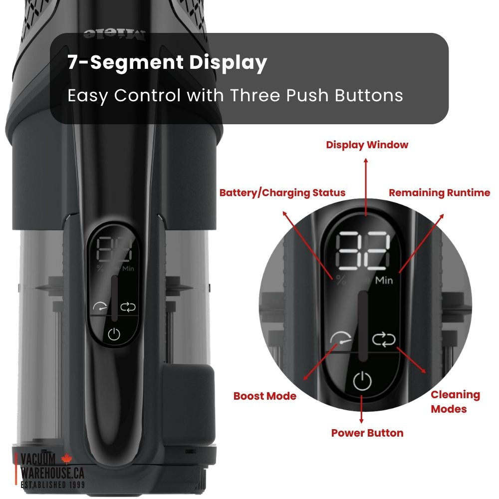 Miele Triflex HX3 Plus Aqua Cordless stick vacuum cleaners - Obsidian Black