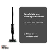 Miele Triflex HX3 Plus Aqua Cordless stick vacuum cleaners - Obsidian Black