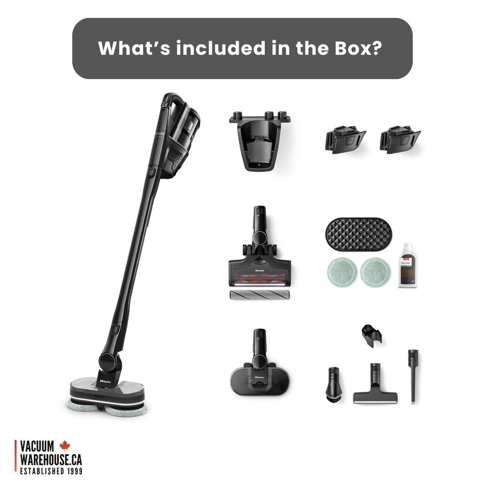 Miele Triflex HX3 Plus Aqua Cordless stick vacuum cleaners - Obsidian Black