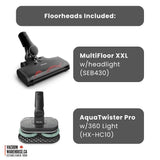 Miele Triflex HX3 Plus Aqua Cordless stick vacuum cleaners - Obsidian Black