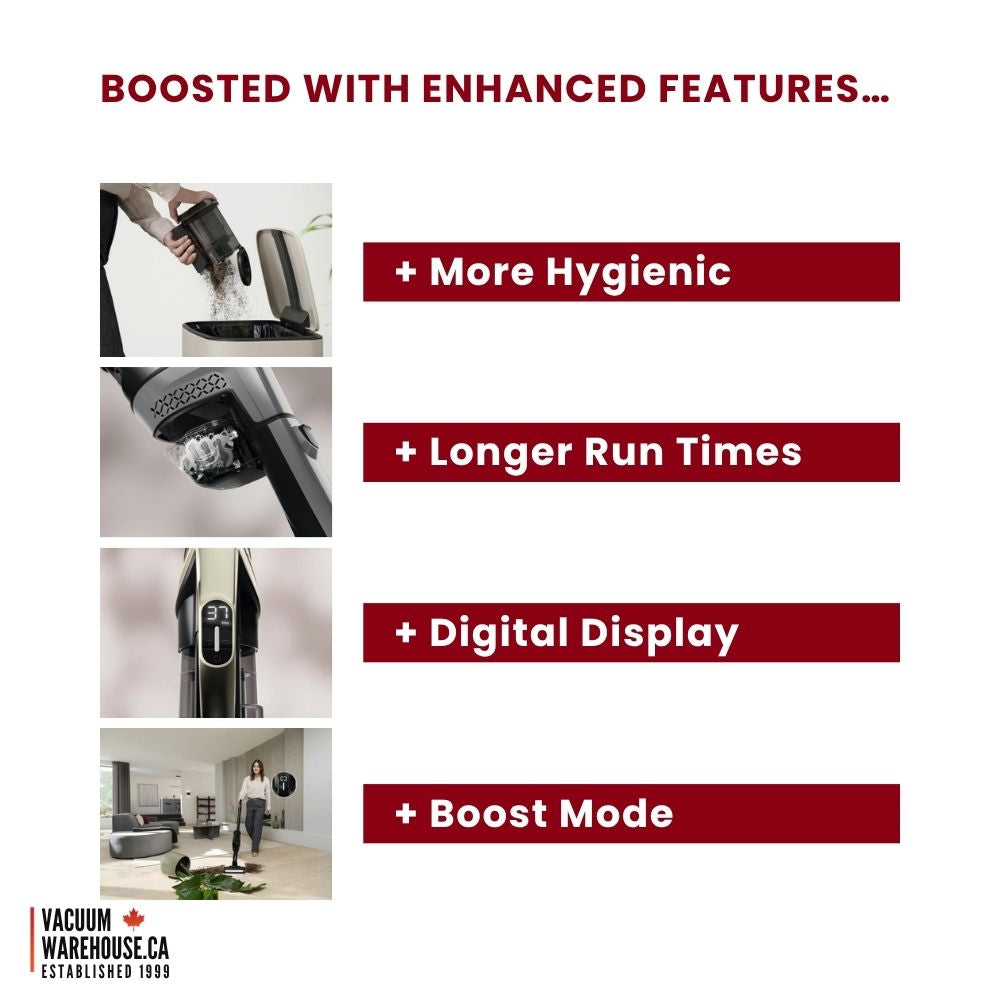 Miele Triflex HX3 Plus Aqua Cordless stick vacuum cleaners - Obsidian Black