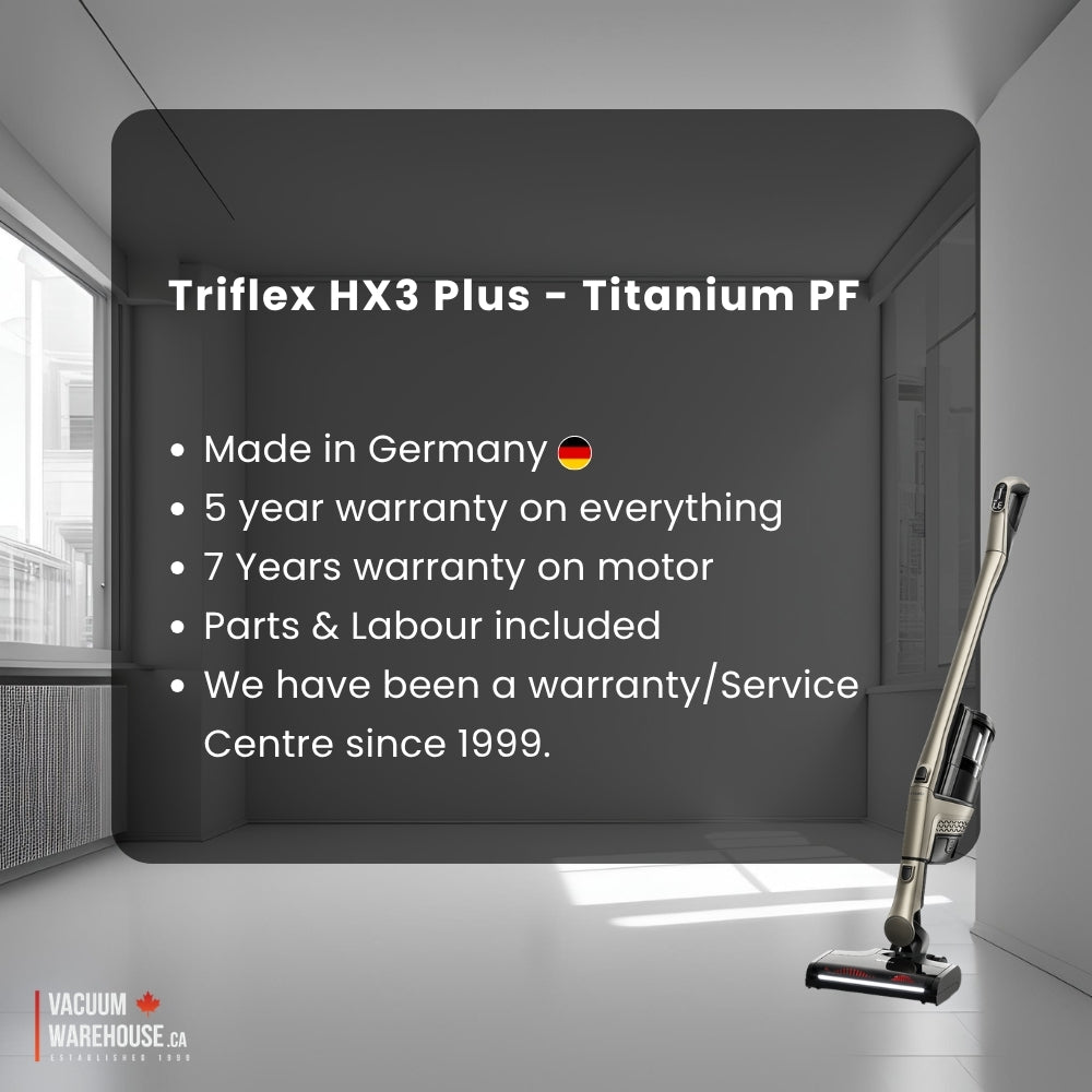 Miele Triflex HX3 Plus Cordless Stick Vacuum Cleaners - Titanium Pearlfinish
