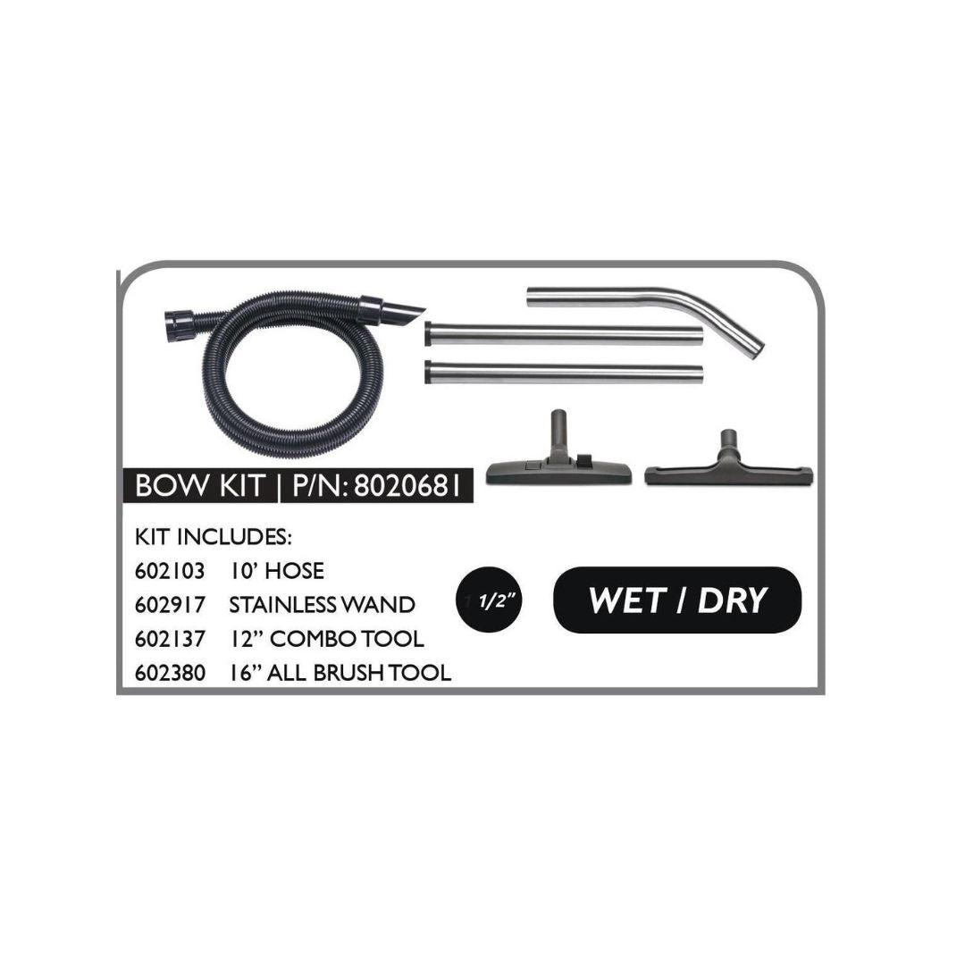 NUMATIC HENRY 1.5" WET AND DRY 12" & 16" TOOL KIT (BOW)