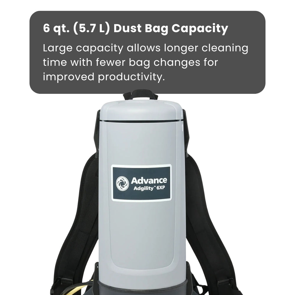 Nilfisk Adgility 6XP Advance Backpack Vacuum Cleaner