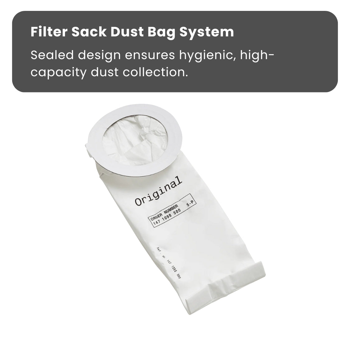 Nilfisk GD5 Battery HEPA Backpack Vacuum Cleaner