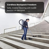 Nilfisk GD5 Battery HEPA Backpack Vacuum Cleaner
