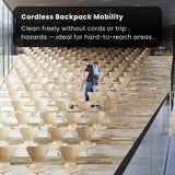 Nilfisk GD5 Battery HEPA Backpack Vacuum Cleaner