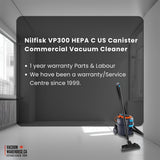 Nilfisk VP300 HEPA Canister Commercial Vacuum Cleaner