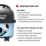 Numatic Henry Allergy HVA160 vacuum cleaner