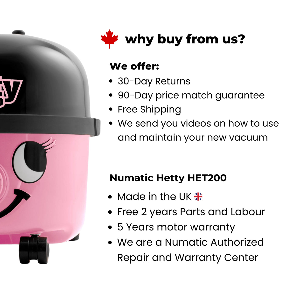 Numatic Hetty HET200 Vacuum Cleaner