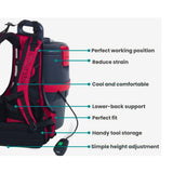 Numatic Latitude RSB-RBV150 Cordless Backpack Vacuum Cleaner
