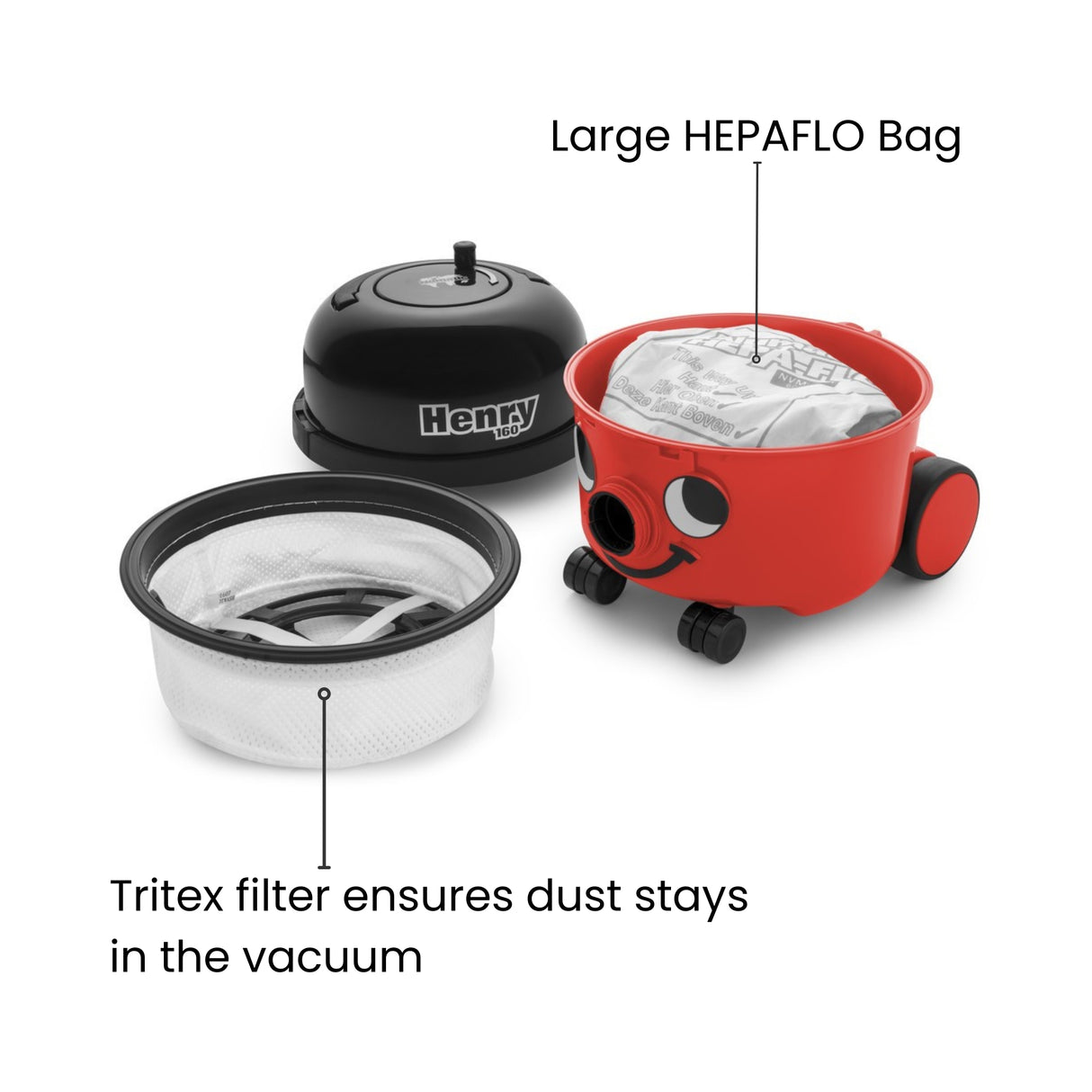 Numatic Henry Compact HVR160 vacuum cleaner