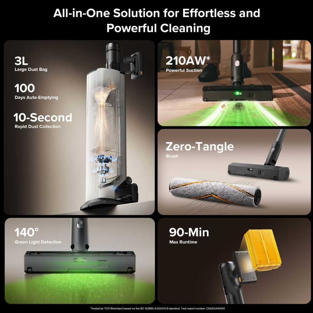 Roborock H60 Hub Ultra Cordless Stick Vacuum Cleaner