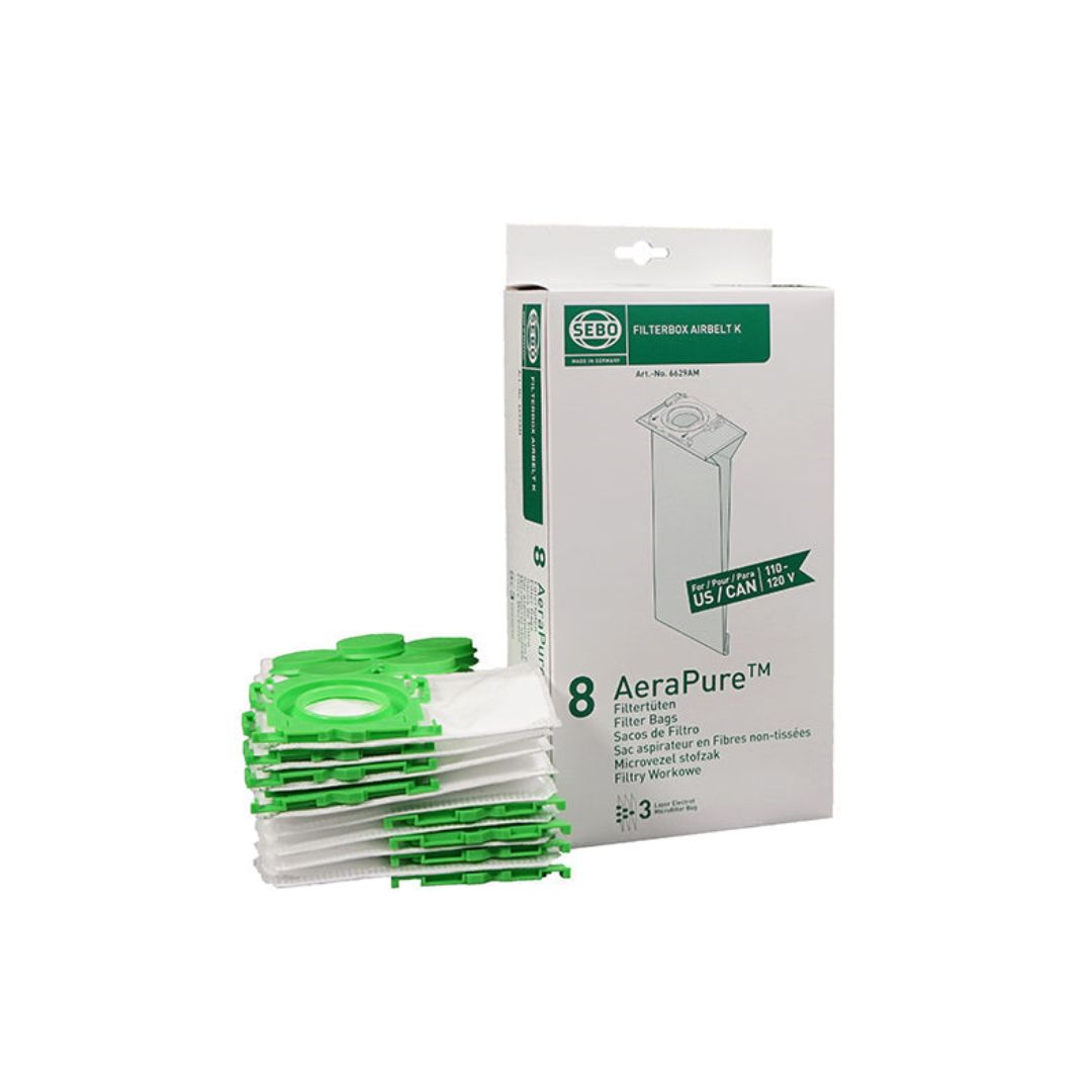 SEBO K-SERIES AERAPURE FILTER BAGS