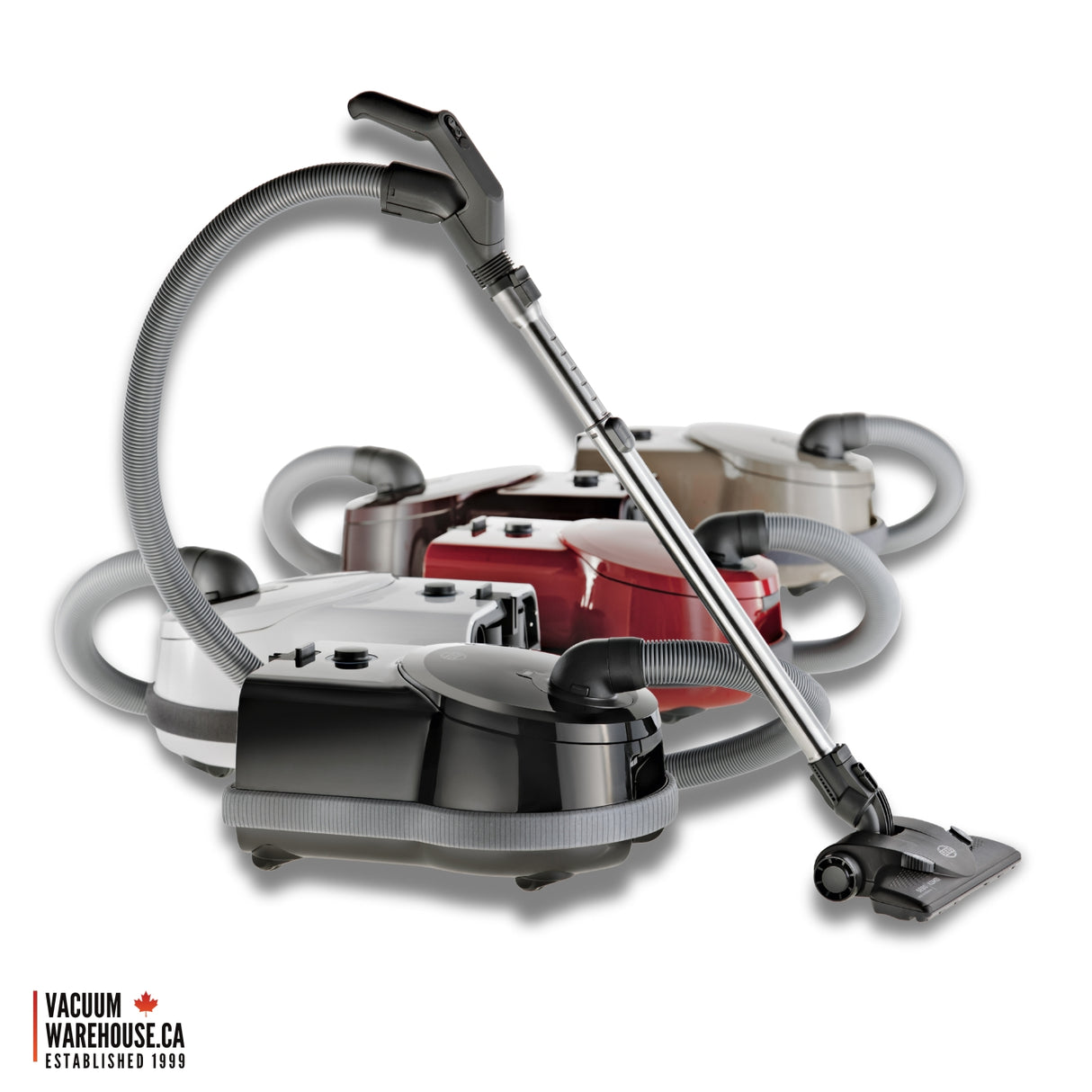 Sebo Airbelt D4 Premium Canister Vacuum Cleaner - White