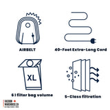 Sebo Airbelt D4 Premium Canister Vacuum Cleaner