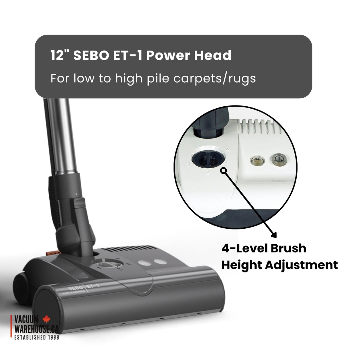 Sebo Airbelt D4 Premium Canister Vacuum Cleaner
