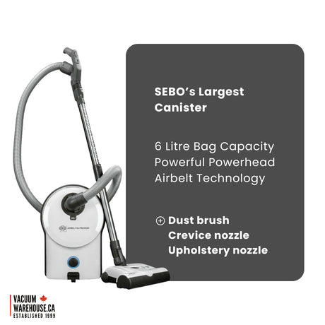 Sebo Airbelt D4 Premium Canister Vacuum Cleaner