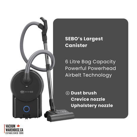 Sebo Airbelt D4 Premium Canister Vacuum Cleaner