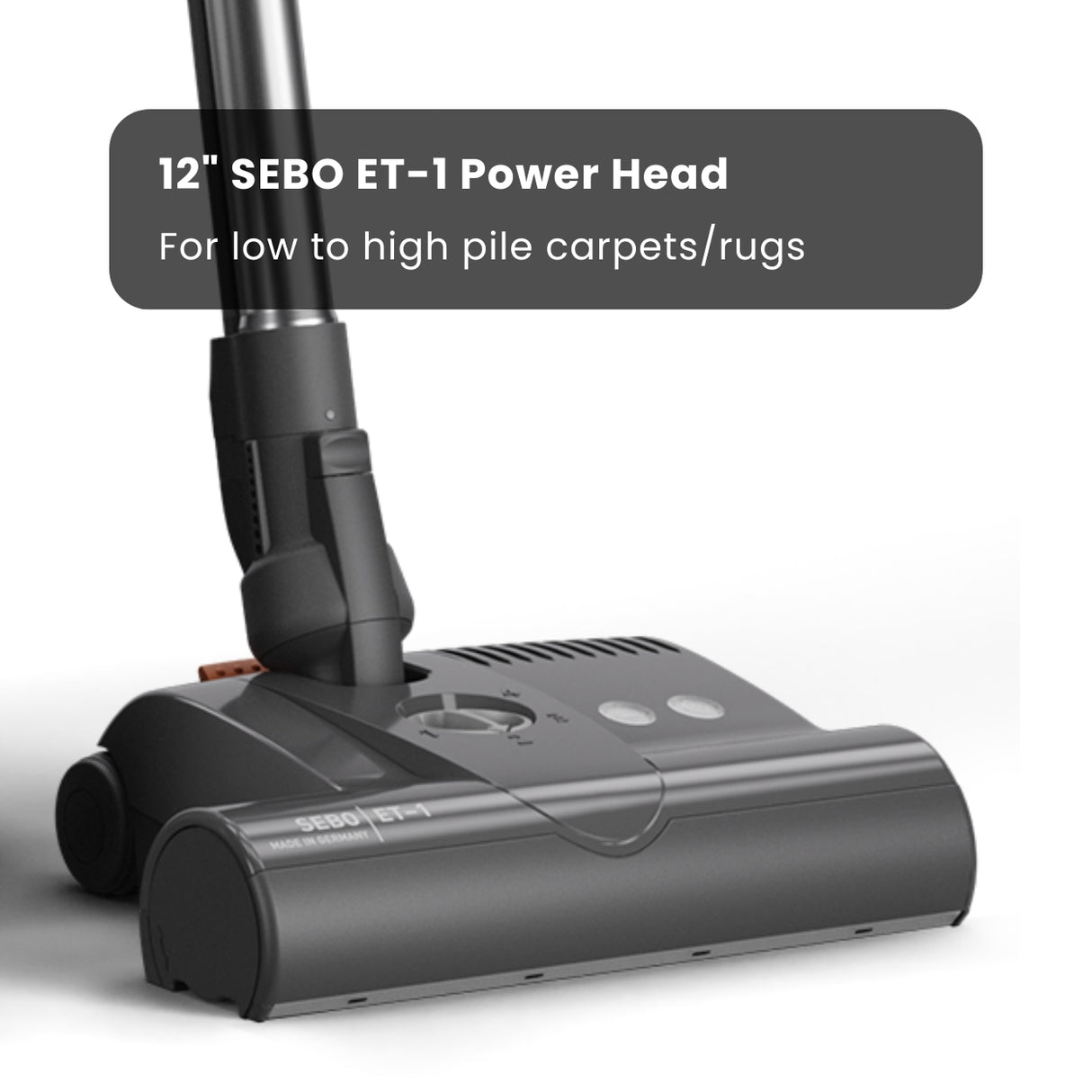 Sebo Airbelt E3 Premium Canister Vacuum Cleaner - Graphite - VacuumWhouse - 91648FC