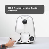 Sebo Airbelt E3 Premium Canister Vacuum Cleaner - Red - VacuumWhouse - 91642FC