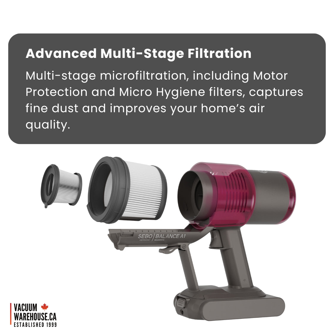 SEBO Balance A1 - Magenta