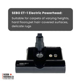 Sebo ET-1 Electric Powerhead -  Black
