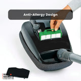 Sebo Airbelt K2 Turbo Canister Vacuum Onyx Black Color