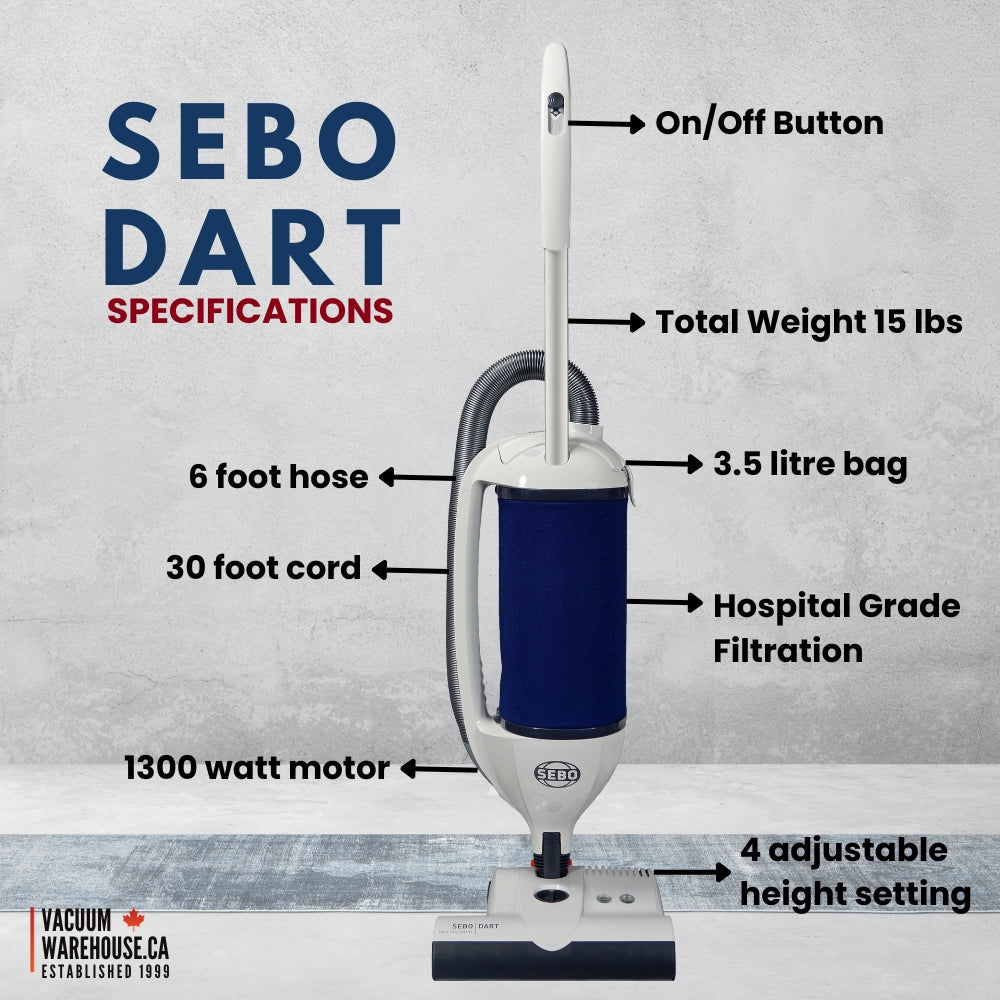 Sebo Dart Upright Vacuum Cleaner