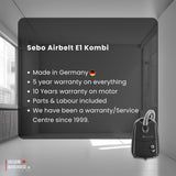 Sebo Airbelt E1 Kombi Canister Vacuum Cleaner 