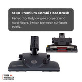 Sebo Airbelt E1 Kombi Canister Vacuum Cleaner 