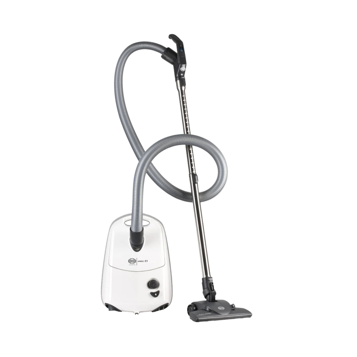 Sebo Airbelt E1 Kombi Canister Vacuum Cleaner - White