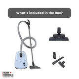 Sebo Airbelt E1 Kombi Canister Vacuum Cleaner - Pastel Blue