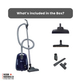 Sebo Airbelt E2 Turbo Canister Vacuum Cleaner - Dark Blue