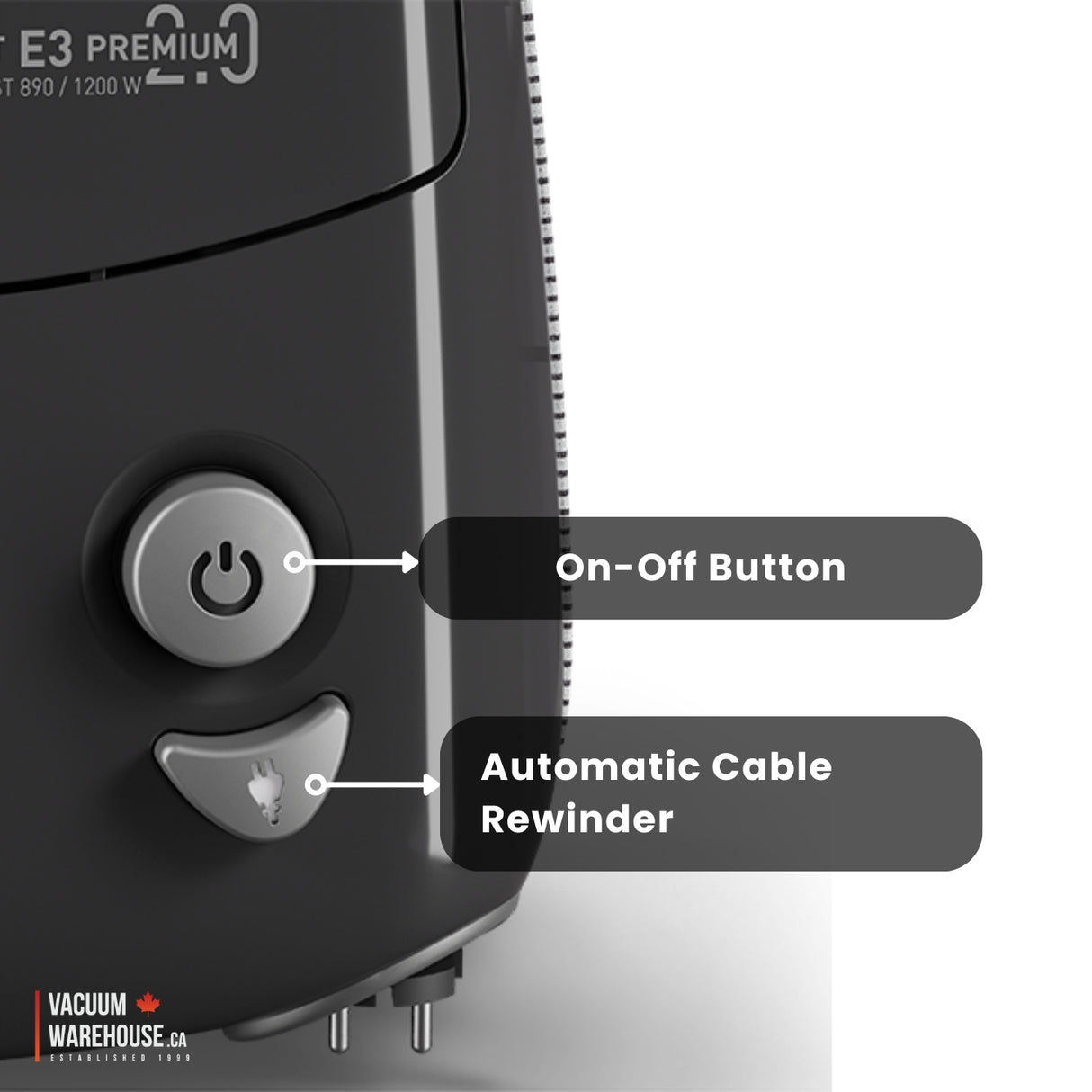 Sebo Airbelt E3 Premium Canister Vacuum 