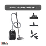 Sebo Airbelt E3 Premium Canister Vacuum Cleaner - Graphite - VacuumWhouse - 91648FC