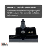 Sebo Airbelt E3 Premium Canister Vacuum Cleaner - Graphite - VacuumWhouse - 91648FC