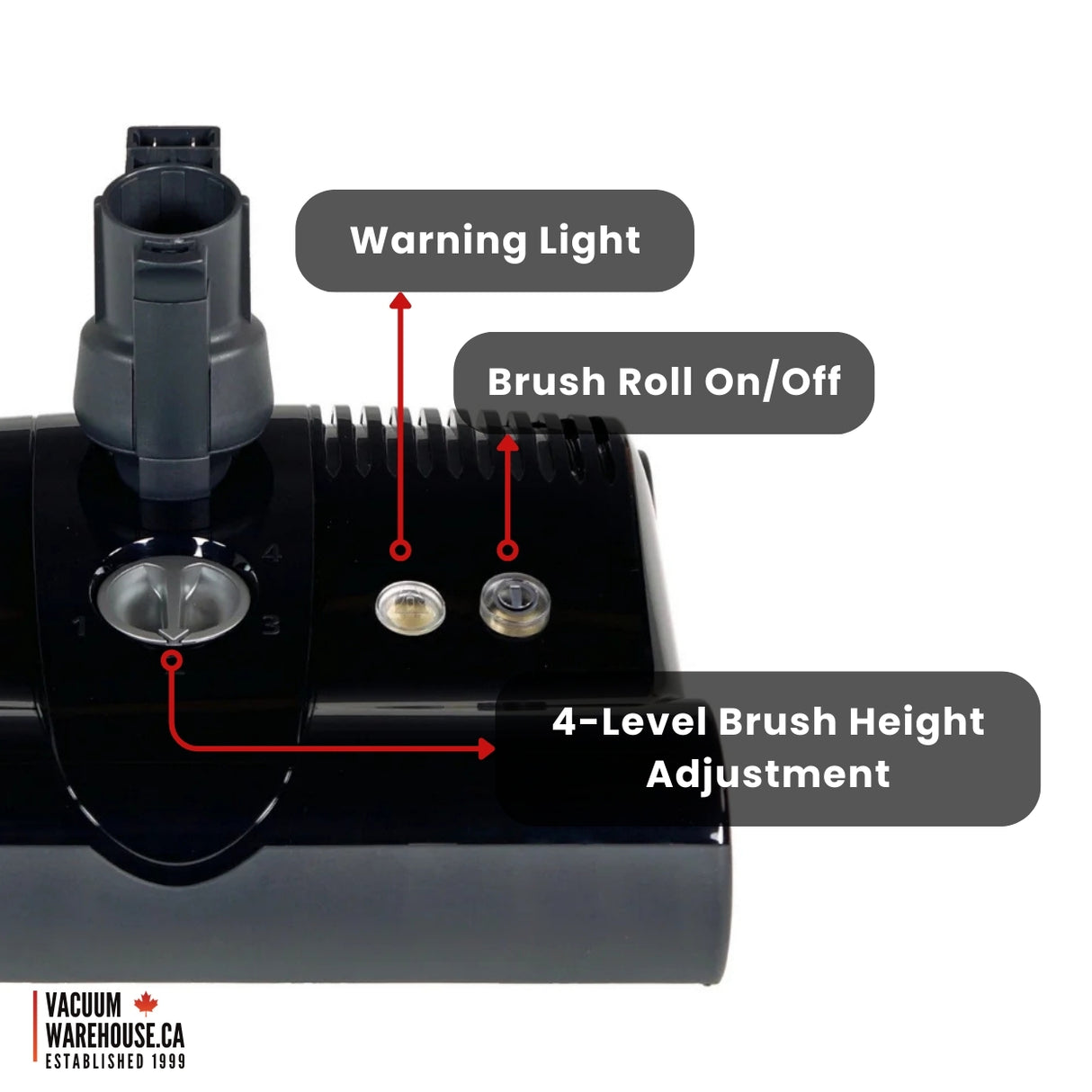 Sebo Airbelt E3 Premium Canister Vacuum Cleaner - Graphite - VacuumWhouse - 91648FC