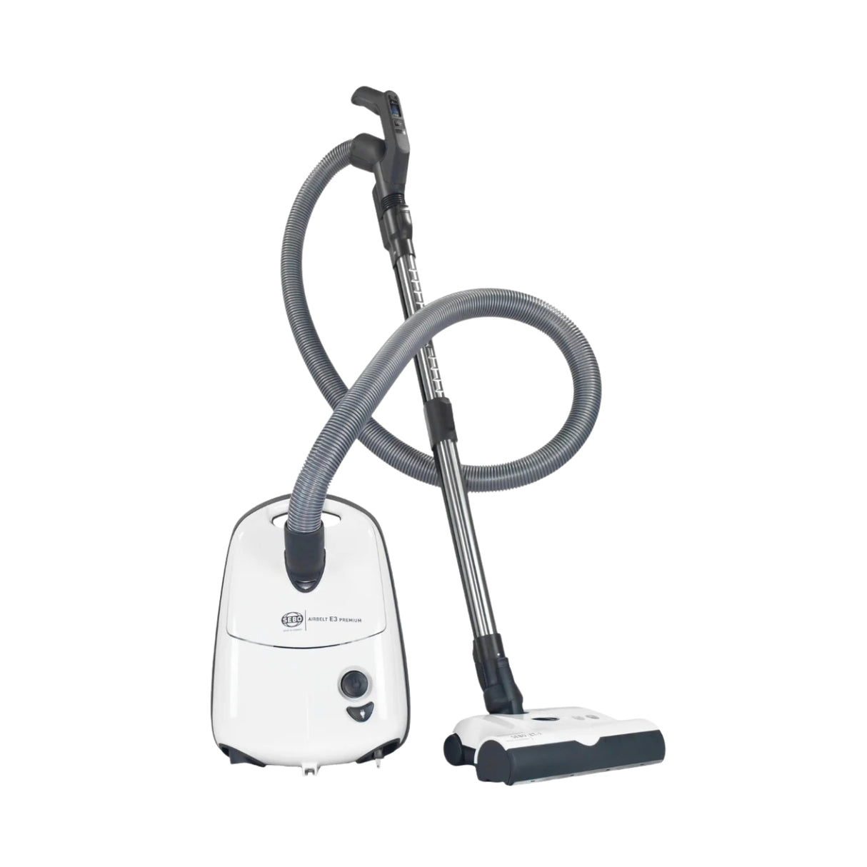 Sebo Airbelt E3 Premium Canister Vacuum Cleaner - White - 91646FC