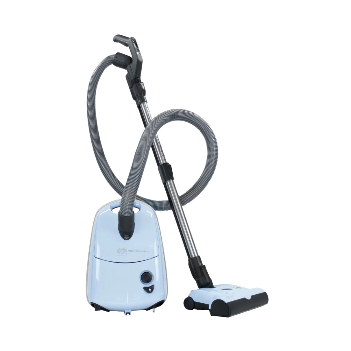 Sebo Airbelt E3 Premium Canister Vacuum Cleaner - Pastel Blue - VacuumWhouse - 91652FC